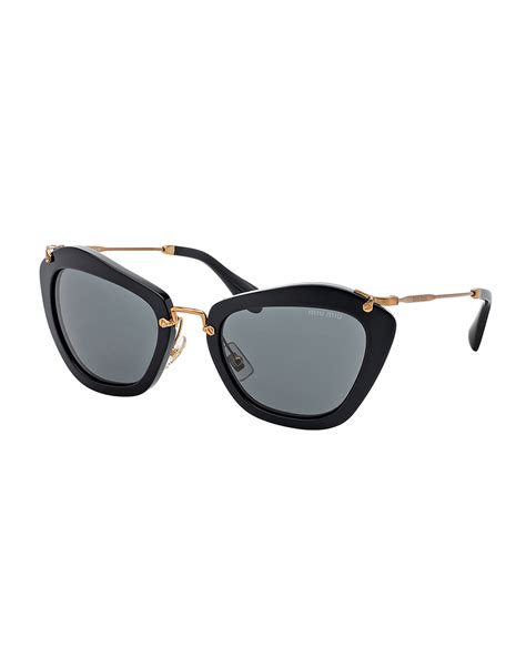 miu miu culte sunglasses|miu miu sunglasses cat eye.